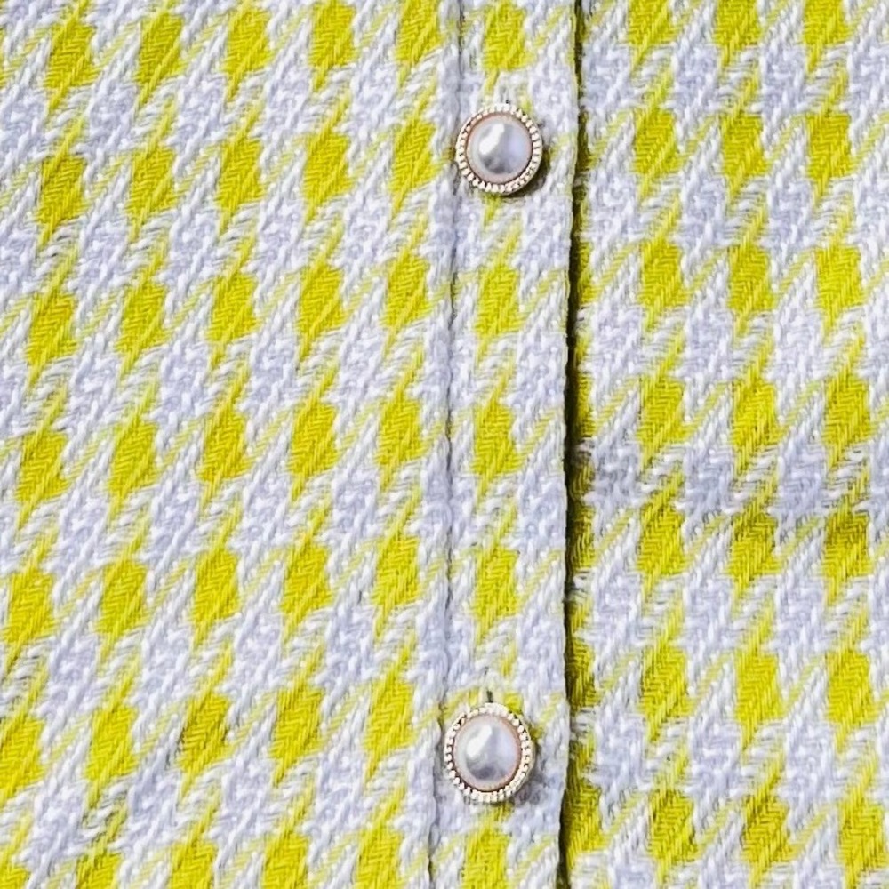 Nanette Lepore Dress NWT Citrine Plus 16 Button Front Preppy Vintage Vibe Retro - Picture 8 of 11